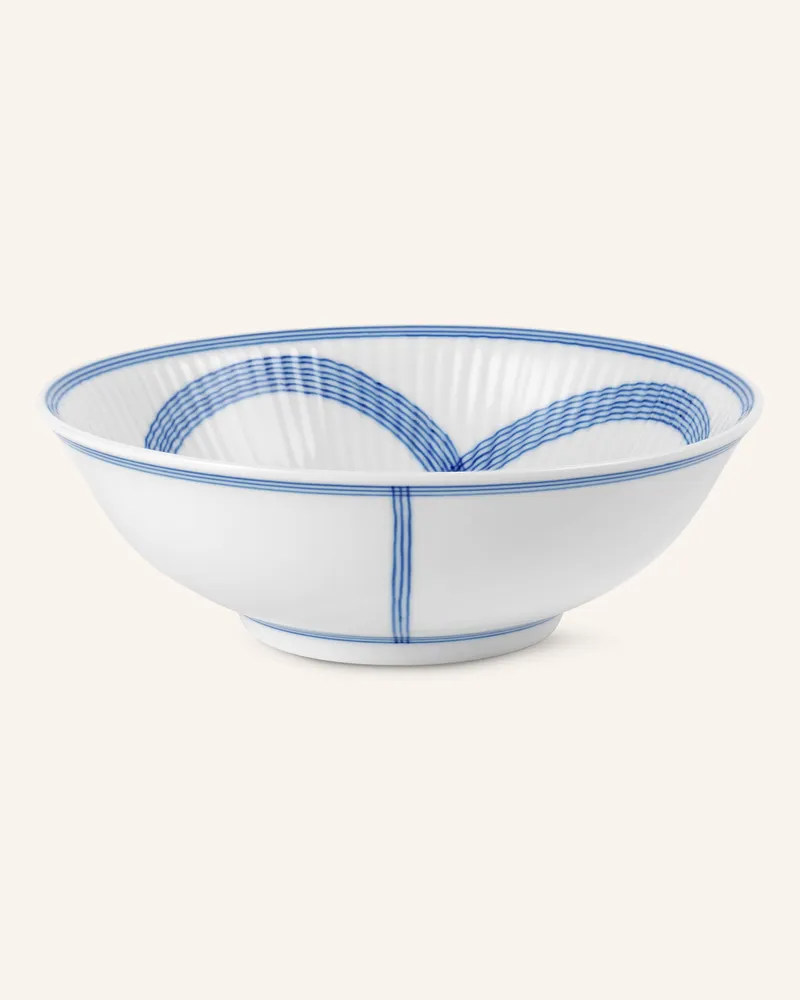 Royal Copenhagen Schale Motif weiss Blau