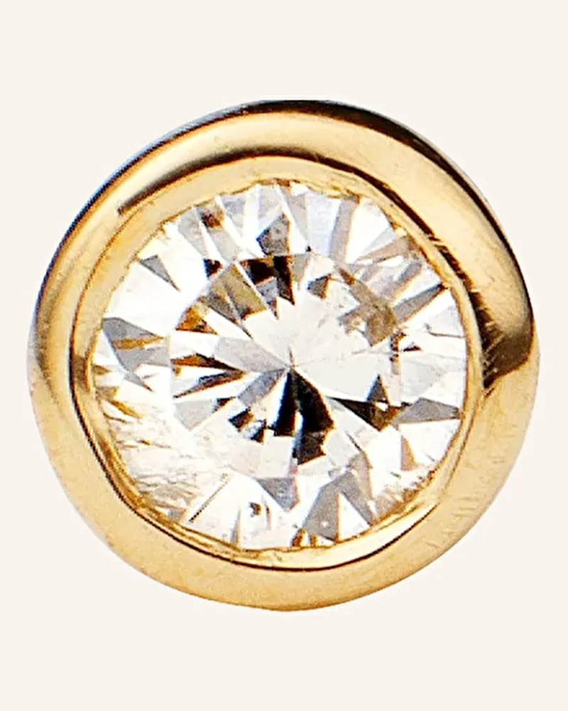 Ariane Ernst Ohrstecker THE ONE STUD NO.1 S aus 18 Karat Gold mit Diamant Weissgold