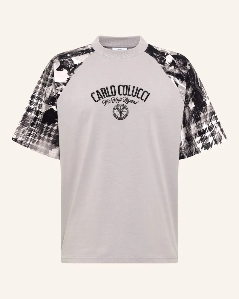Carlo Colucci T-Shirt - The Knit Legend Felicetti schwarz Schwarz