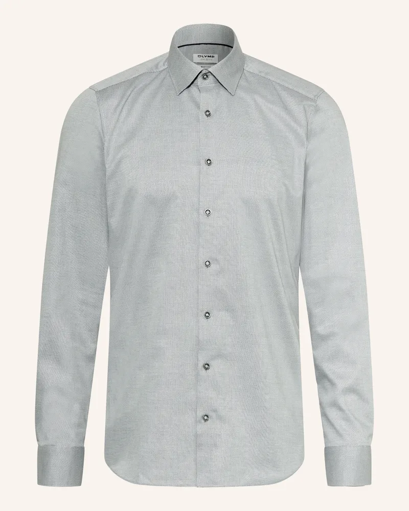 Olymp Hemd Level Five body fit Dunkelgrün