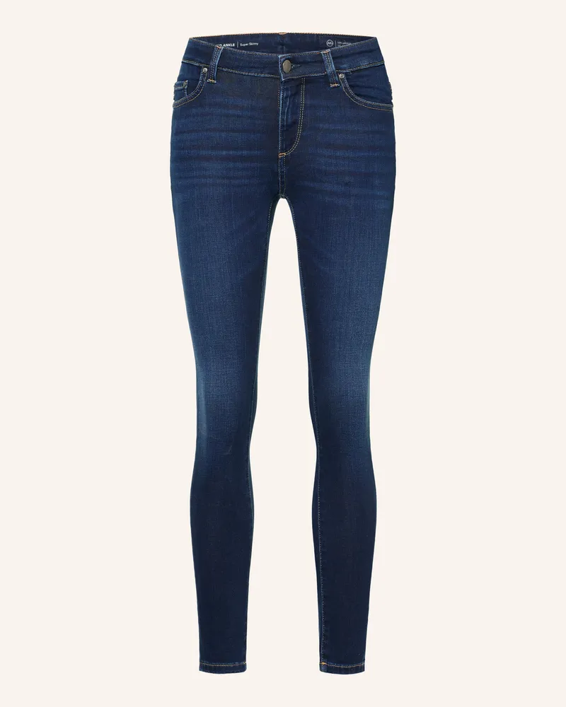 Adriano Goldschmied Skinny Jeans Legging Ankle Super Skinny blau Strt