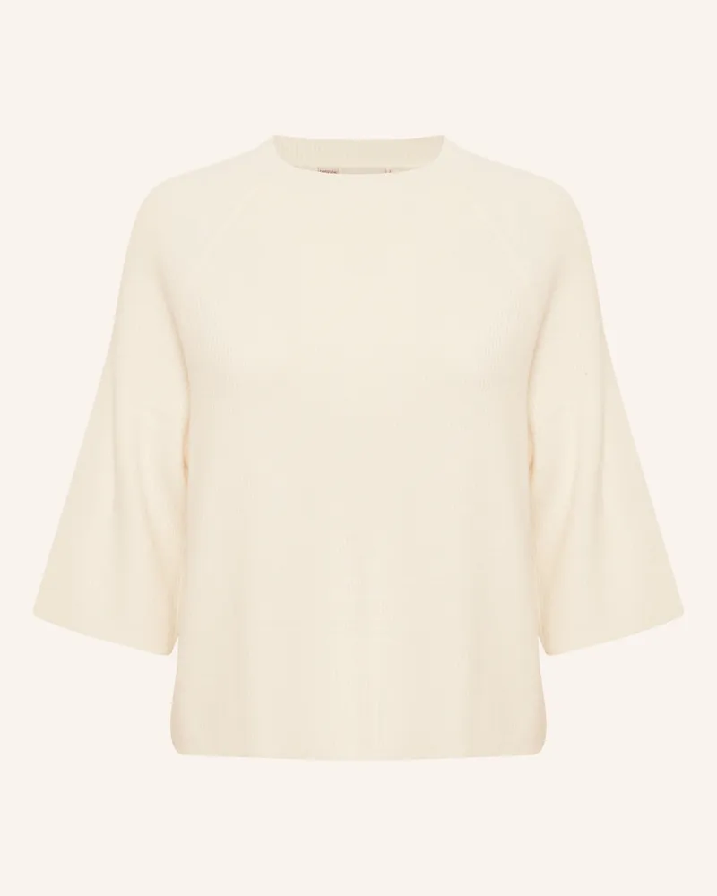 ICHI Strickshirt Ihboston beige Creme