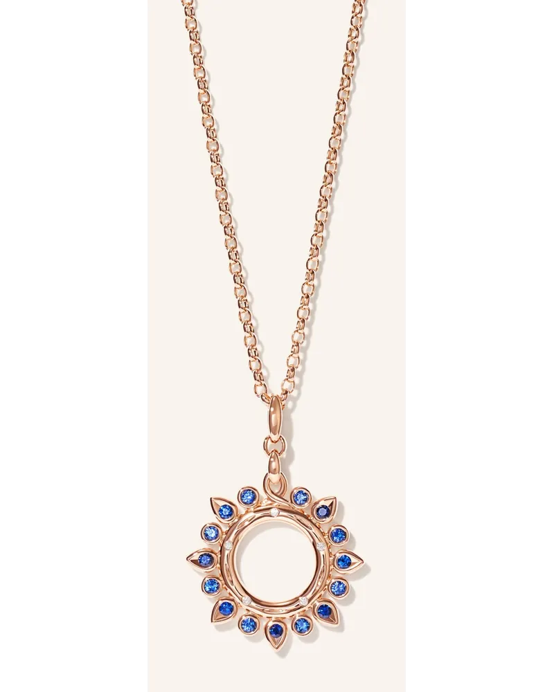 TAMARA COMOLLI Anhänger PENDANT GYPSY 'OCEAN' SUN SMALL 18K Rosegold