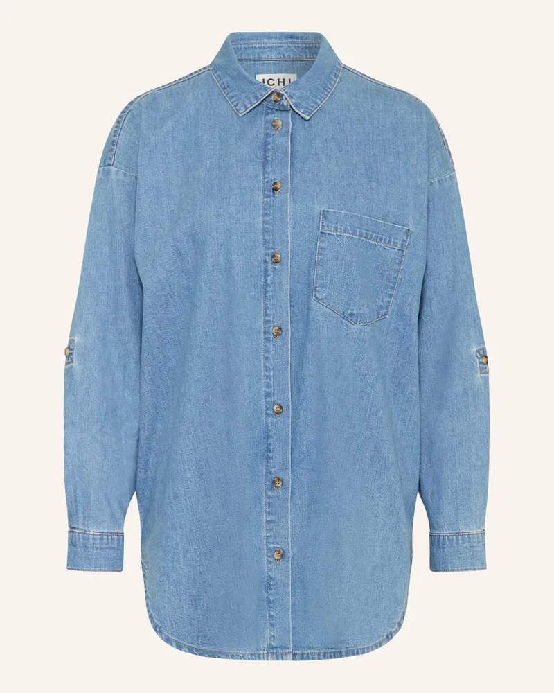 ICHI Jeansbluse IHDIVER Blau