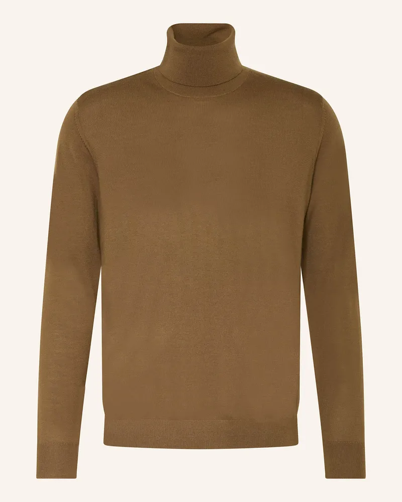 Strokesman's Rollkragenpullover Braun