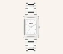 Armbanduhr  Aus  Edelstahl silber