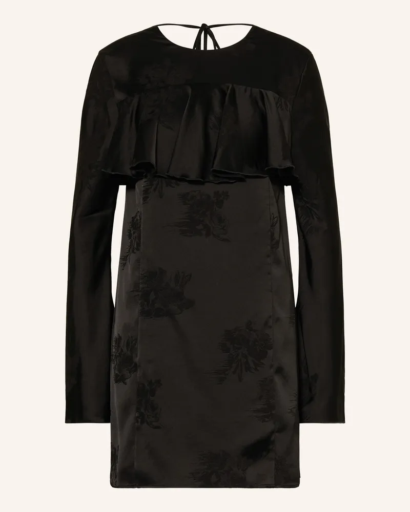 Ganni Cocktailkleid Schwarz