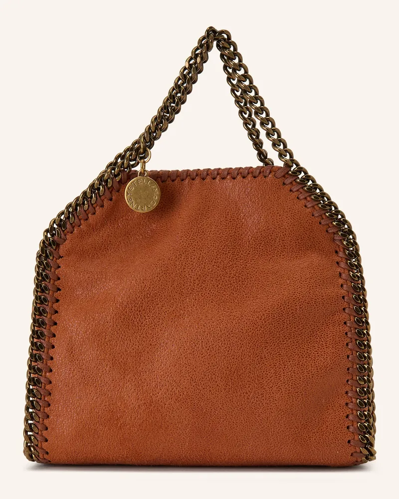 Stella McCartney Umhängetasche Falabella Mini orange Braun