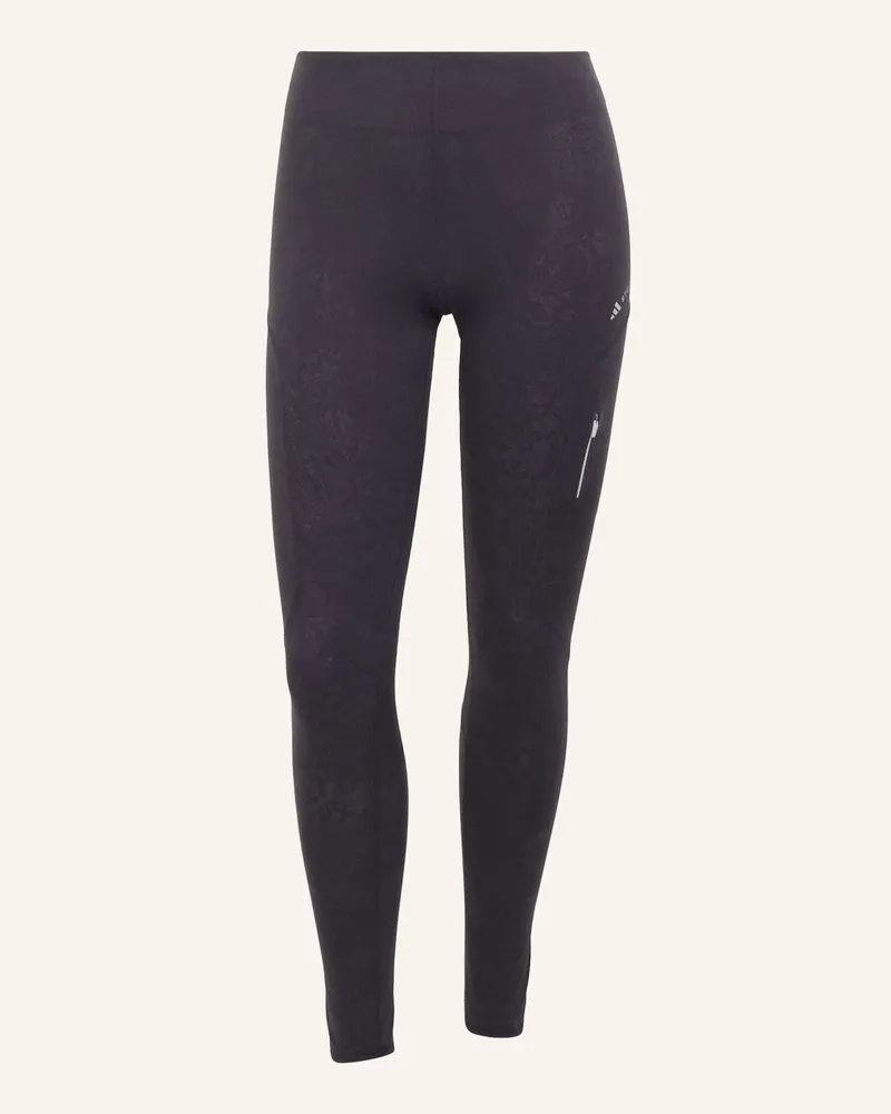 adidas Adidas By Stella Mccartney Running Leggings, Blumenspitze schwarz Schwarz