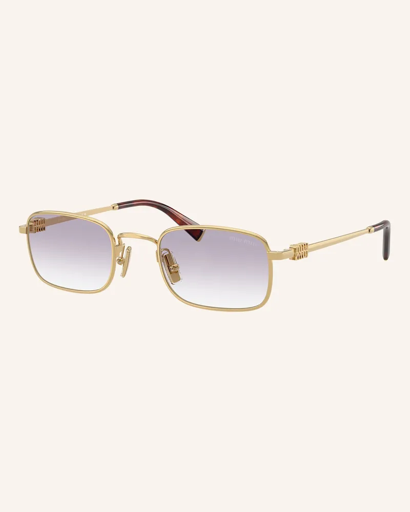 Miu Miu Sonnenbrille Mu a53s gold 5ak04o