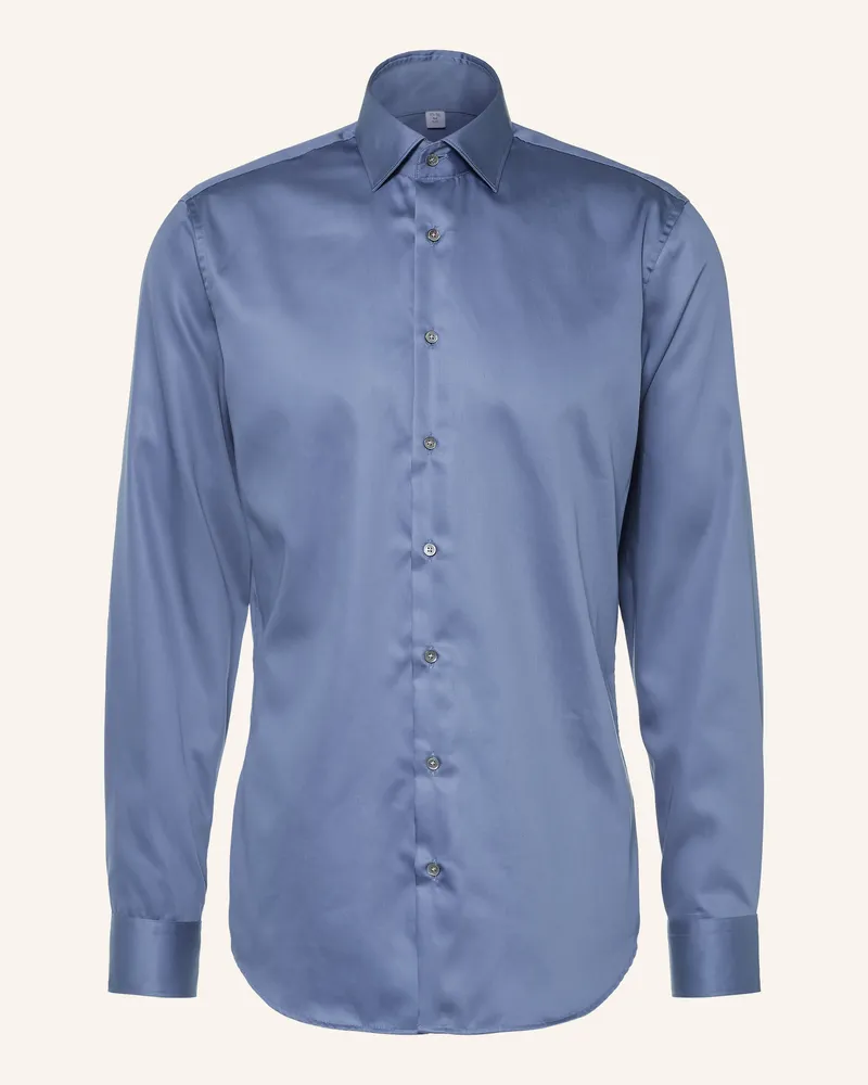 Seidensticker Hemd Shaped Fit blau Hellblau