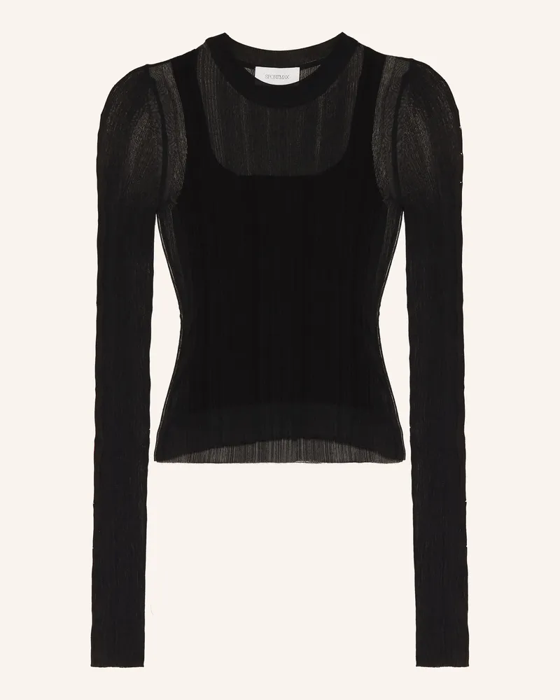 SPORTMAX Longsleeve BUONO Schwarz