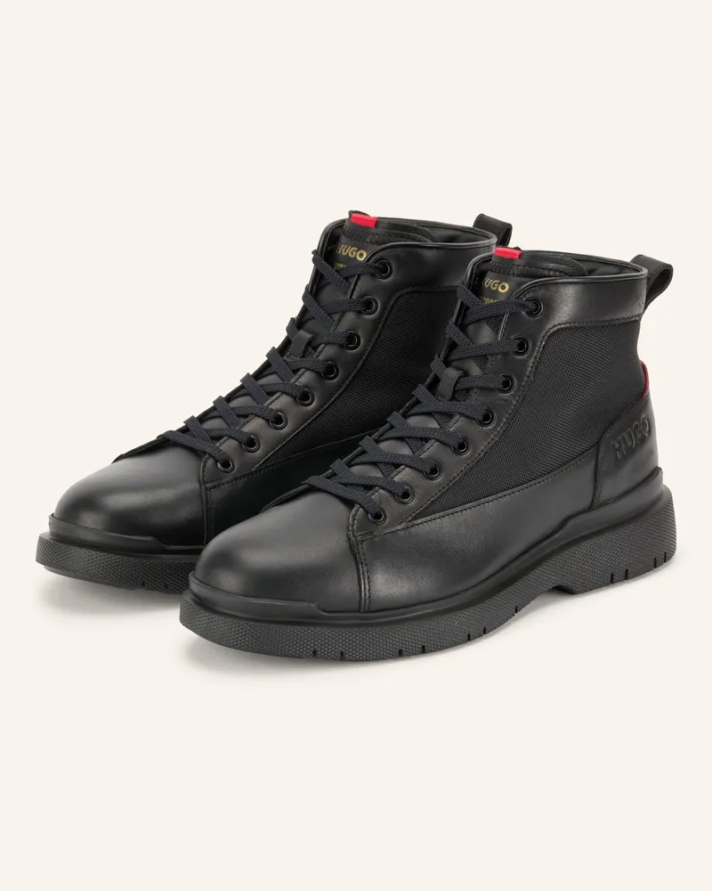 HUGO BOSS Schnürboots Nash schwarz Schwarz