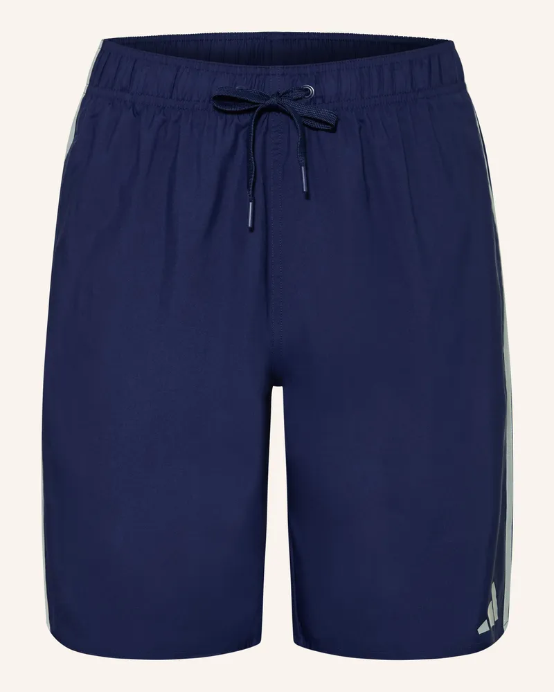 adidas Badeshorts ADICOLOR 3-STREIFEN 8-INCH Dunkelblau