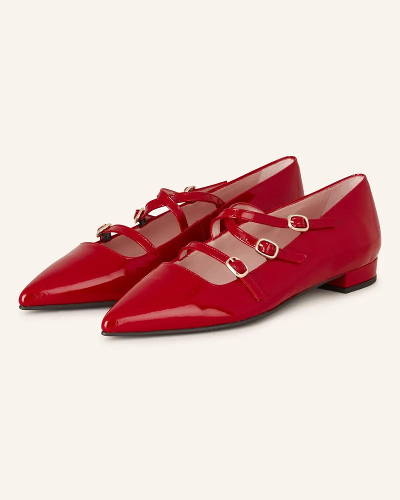 Pretty Ballerinas Mary-Jane-Ballerinas Clementine rot Dunkelrot