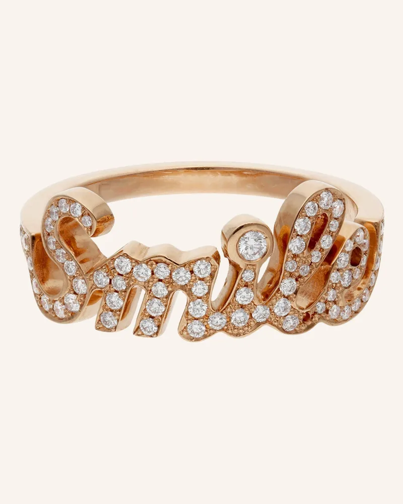 CADA Ring SMILE Roségold