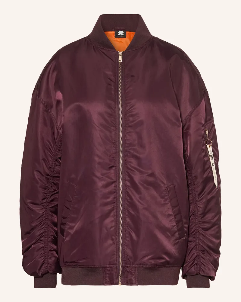 Karo Kauer Oversized-Blouson Altrosa