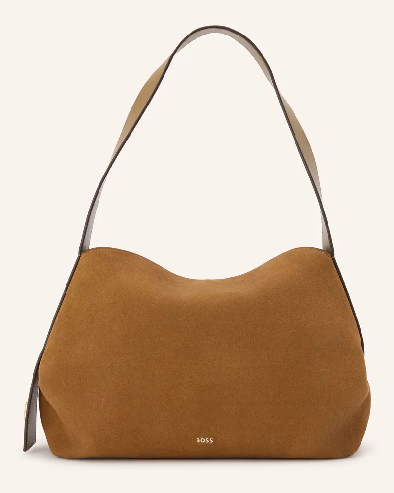 HUGO BOSS Handtasche Caylie Small beige Cognac