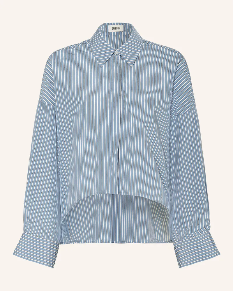 Drykorn Hemdbluse Oshia blau Blaugrau