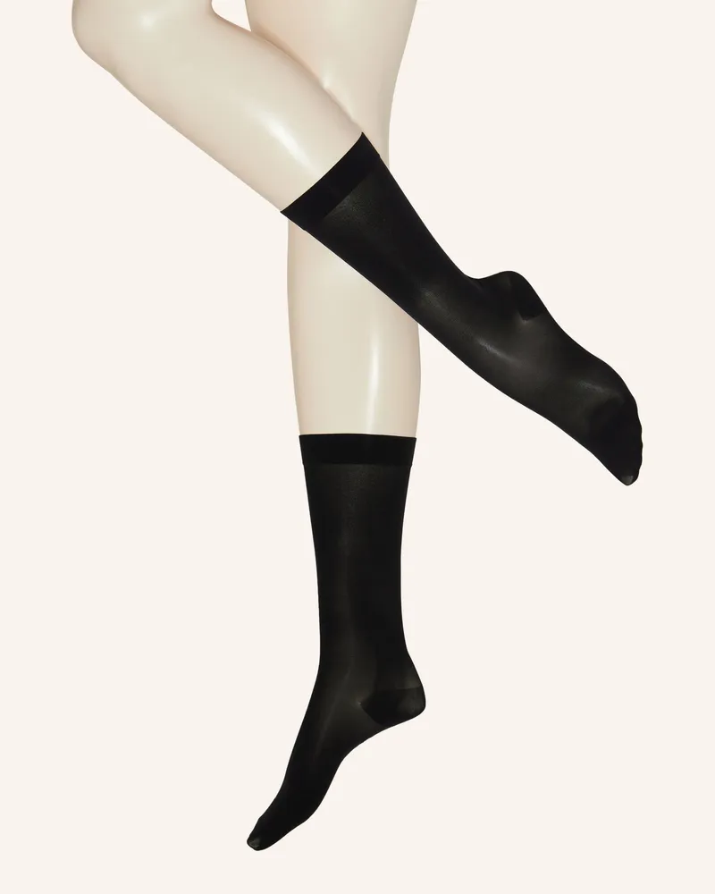 ITEM m6 Fein-Kniestrümpfe Translucent 20 Conscious schwarz 301