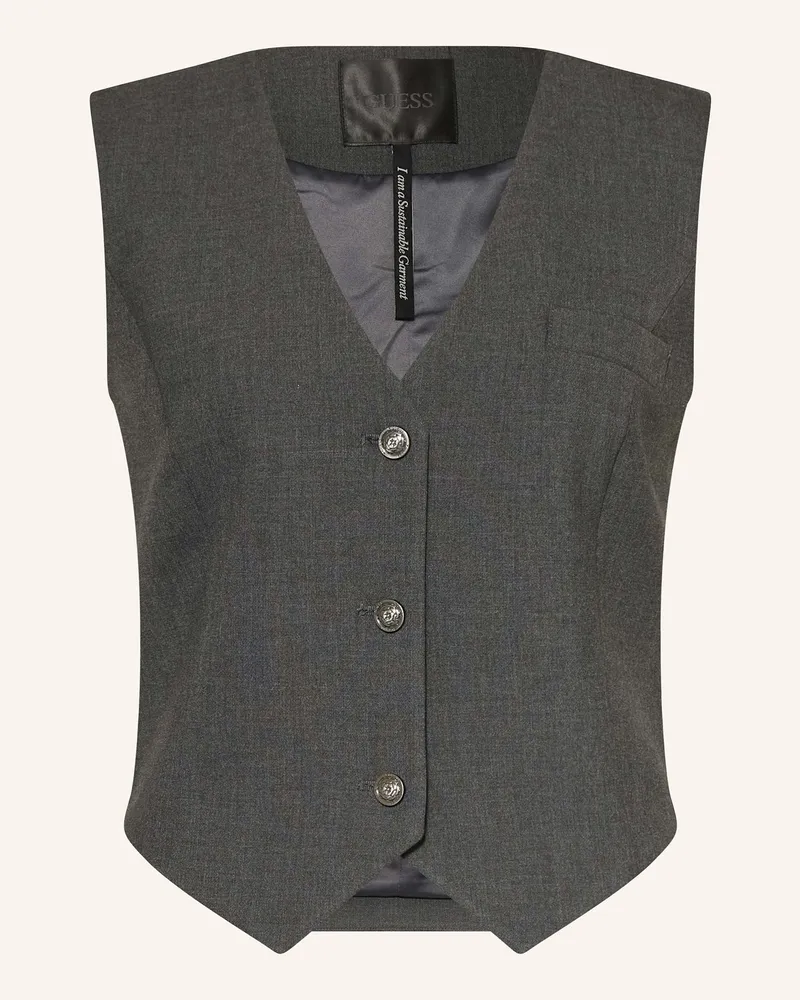 Guess Blazerweste JOANDRA Dunkelgrau