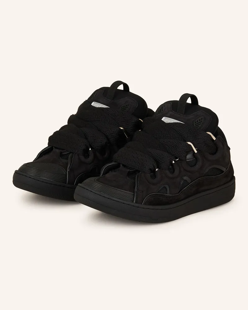 Lanvin Sneaker Curb schwarz Schwarz