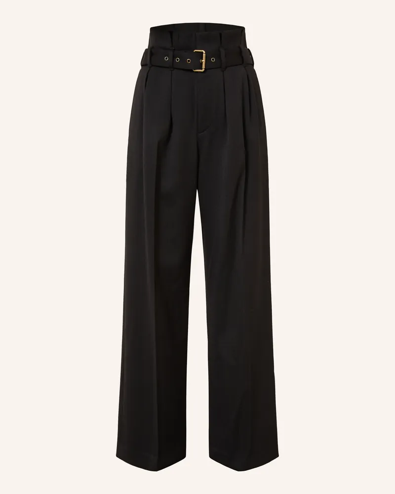 Etro Paperbag-Hose schwarz Schwarz
