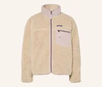 Fleecejacke Classic Retro-X beige