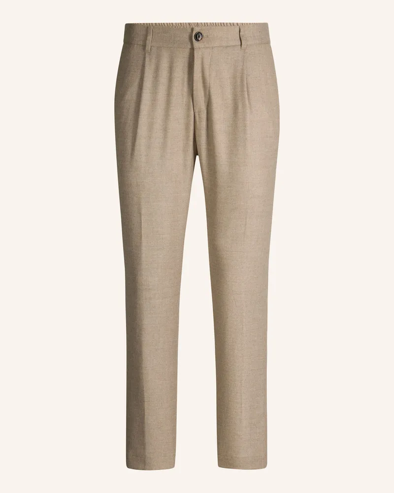 JOOP! Bundfaltenhose Regular Fit beige Beige