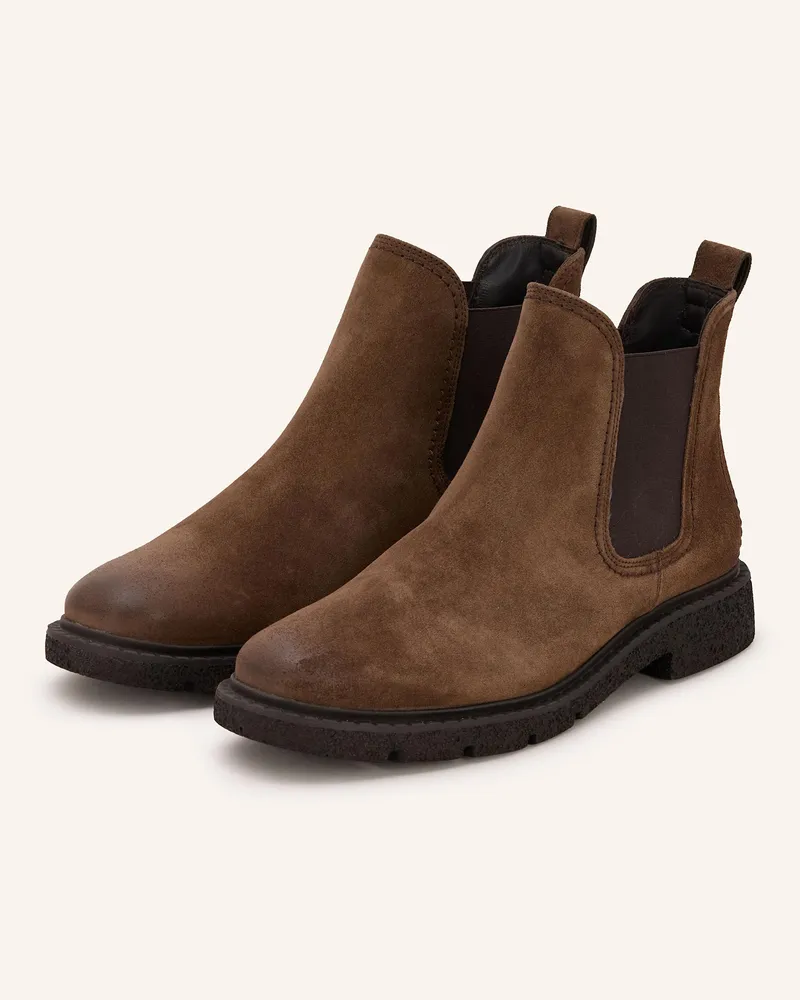 paul green Chelsea-Boots braun Dunkelbraun