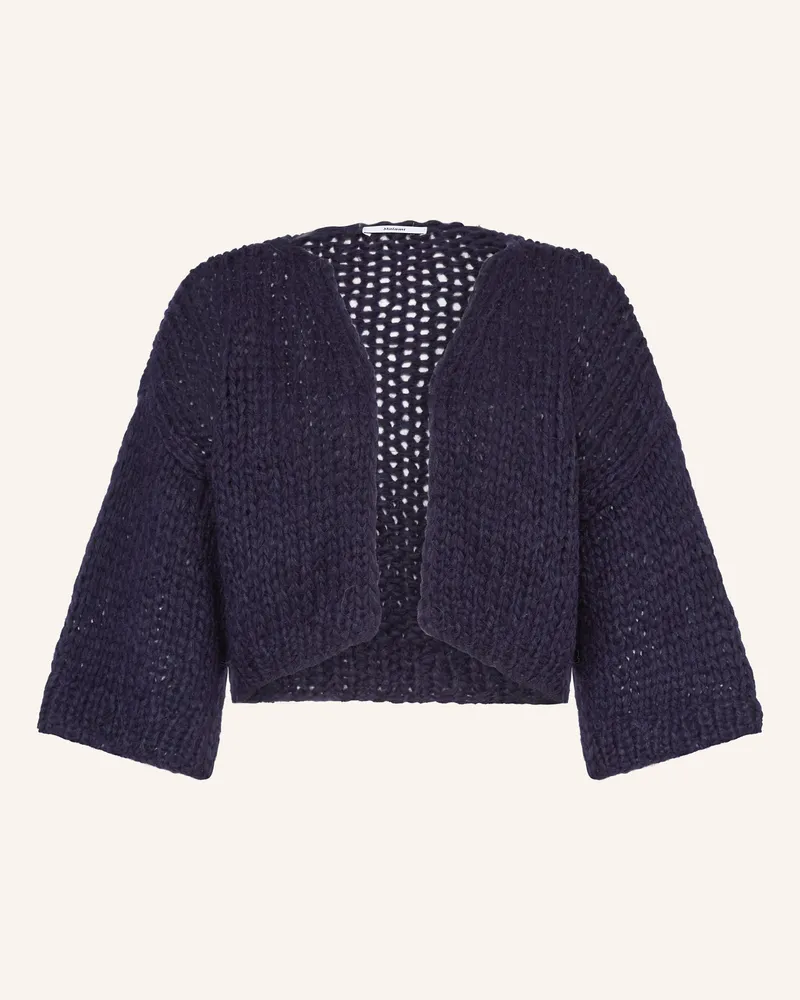 MAIAMI Strickhülle aus Alpaka mit 3/4-Arm Dunkelblau