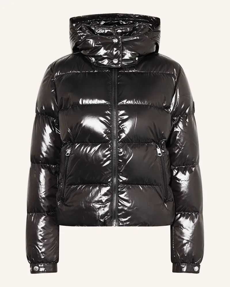 Tommy Hilfiger Daunenjacke mit abnehmbarer Kapuze Schwarz