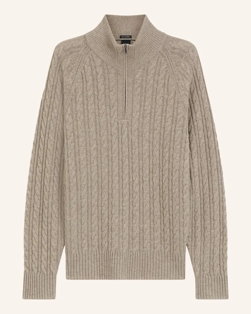 HUGO BOSS Pullover H-Furore Regular Fit braun Braun