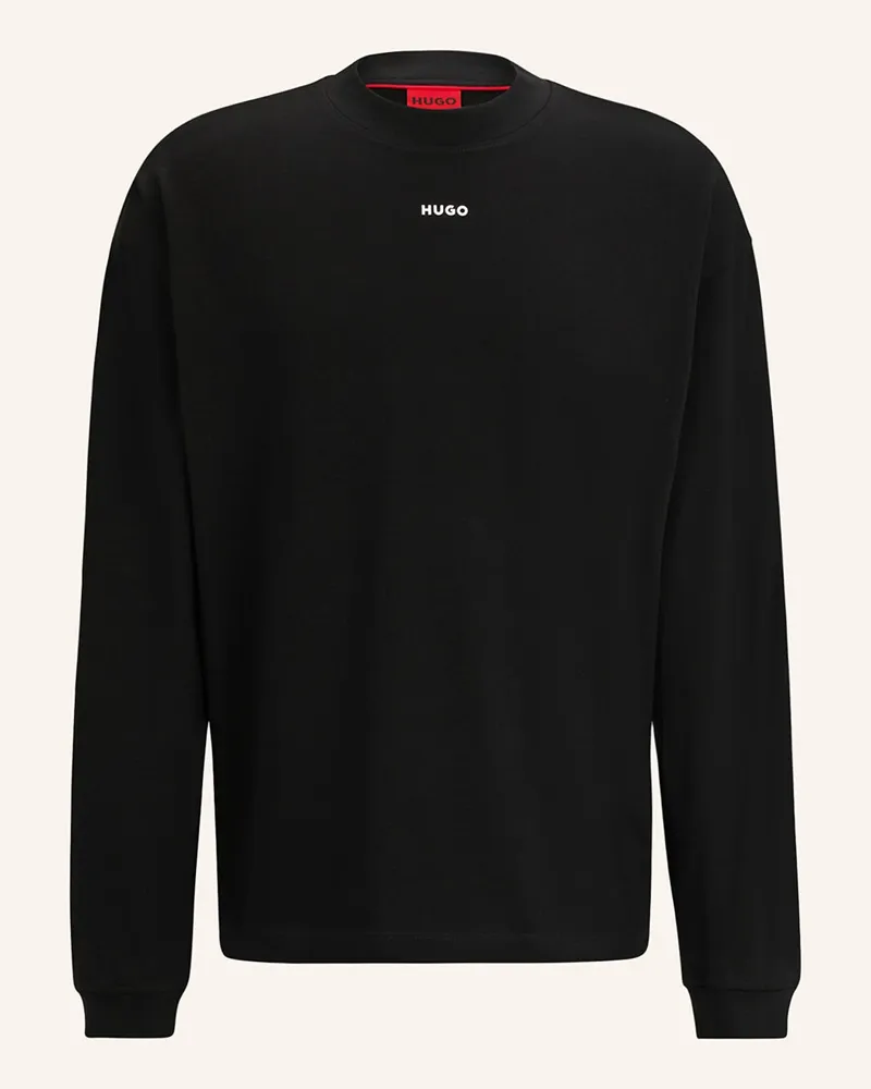 HUGO BOSS Longsleeve DAPOSO Schwarz