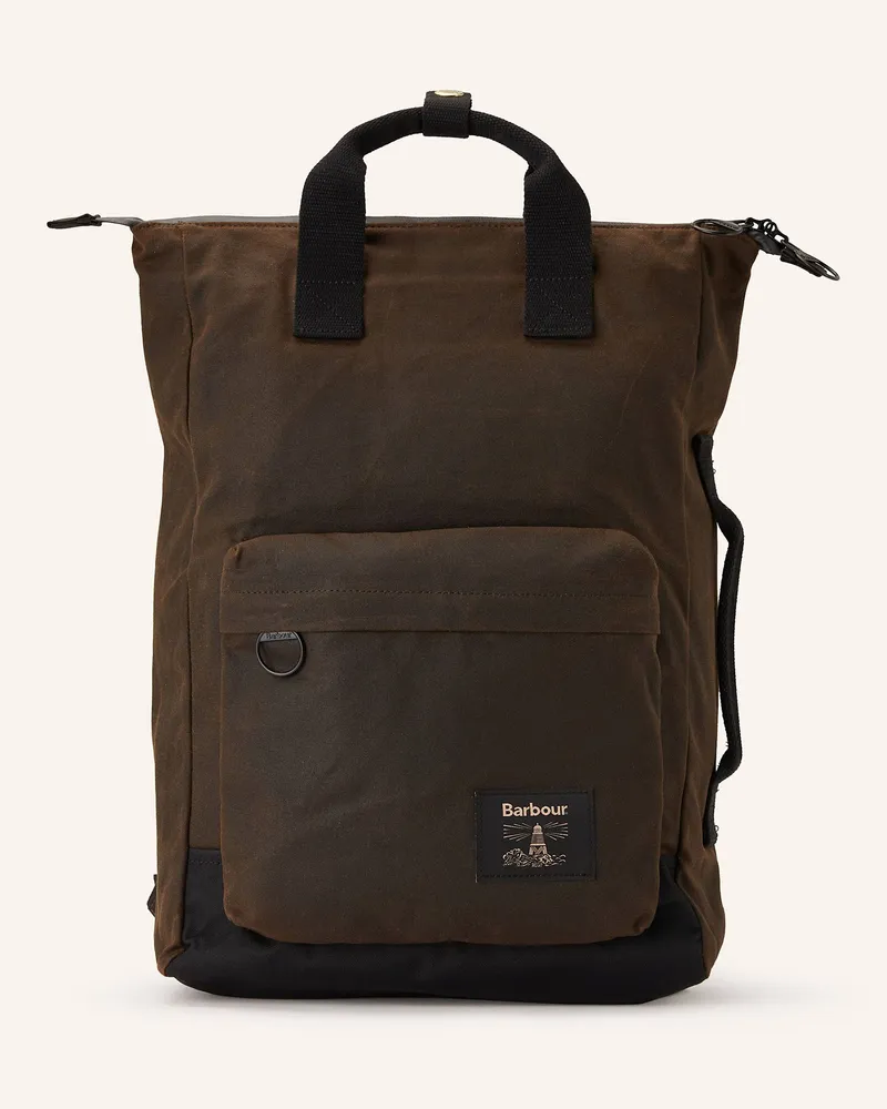 Barbour Rucksack FIELD WAX Oliv