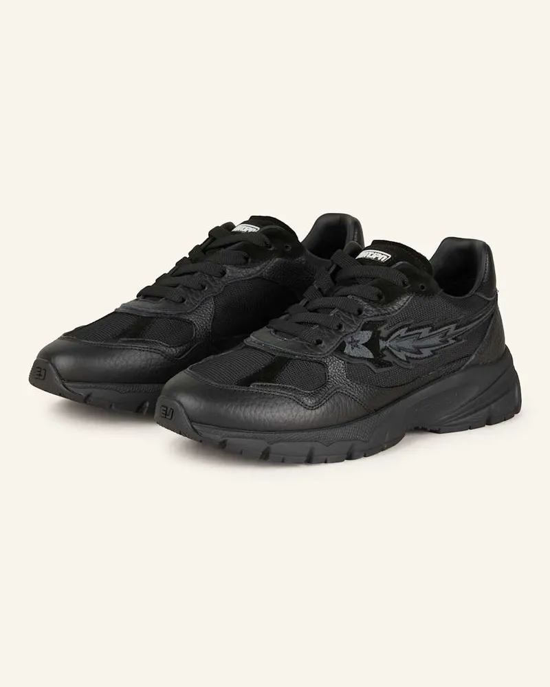 ENTERPRISE JAPAN Sneaker EJ RUNNING - SCHWARZ Schwarz