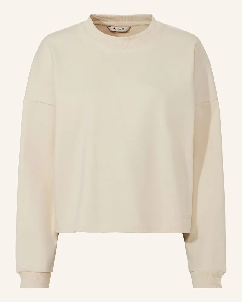 Vaude Sweatshirt Najun beige Creme