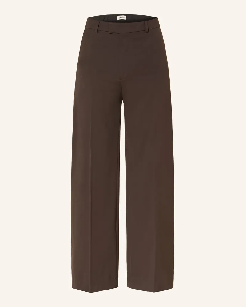 Drykorn Hose Nodaco Regular Fit braun Dunkelbraun