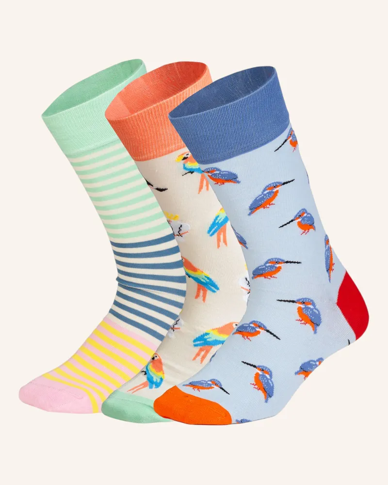 DillySocks Socken KINGFISHER PARADISE Hellblau