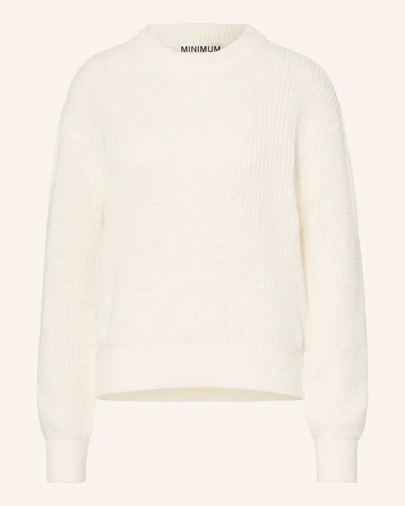 Minimum Pullover Mikala weiss Creme