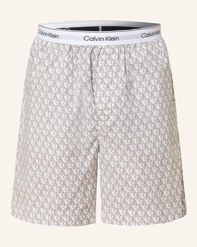 Calvin Klein Schlafshorts Weiss