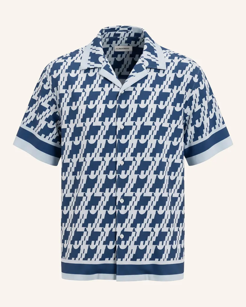 J.Lindeberg Hemd blau Blau