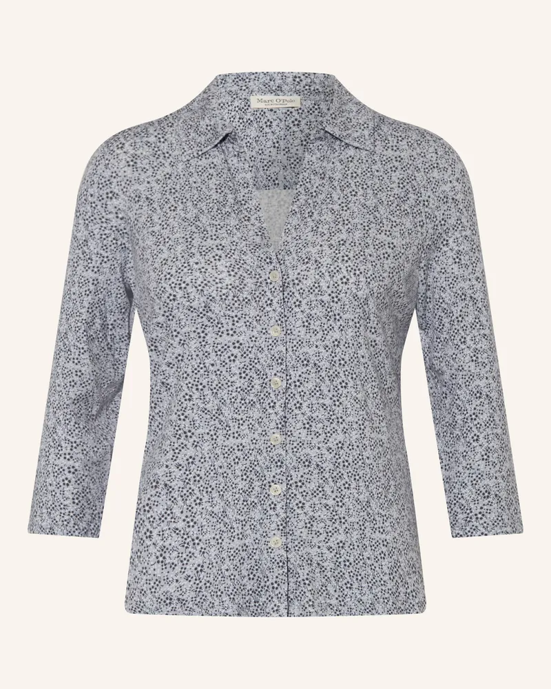 Marc O'Polo Bluse Mit 3/4-Arm grau Dunkelgrau