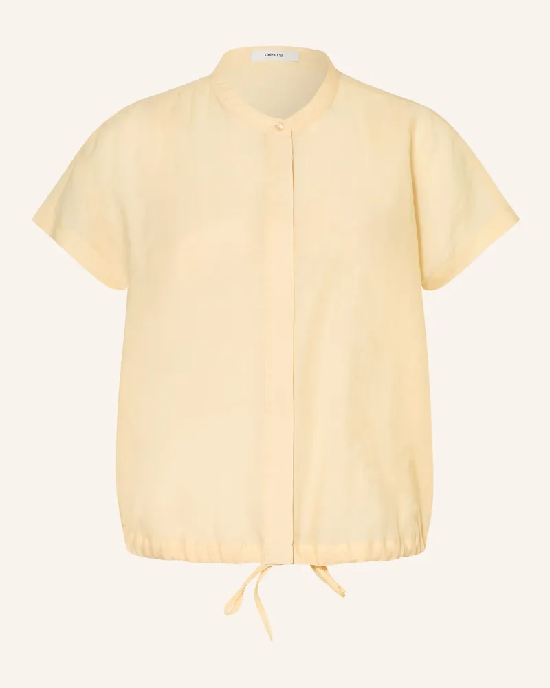 OPUS Bluse Fadell gelb Hellgelb