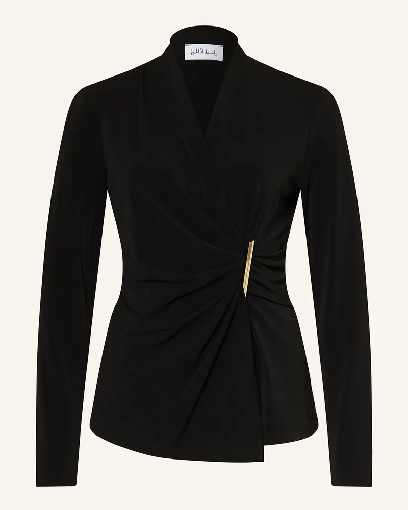 Joseph Ribkoff Blusenshirt in Wickeloptik Schwarz