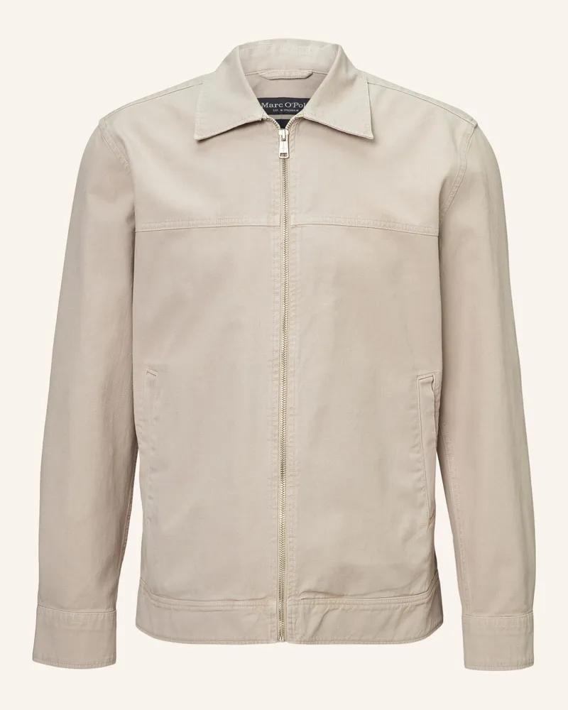 Marc O'Polo Overshirt Hellgrau