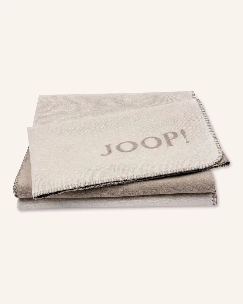 JOOP! Plaid Joop! Melange beige Creme