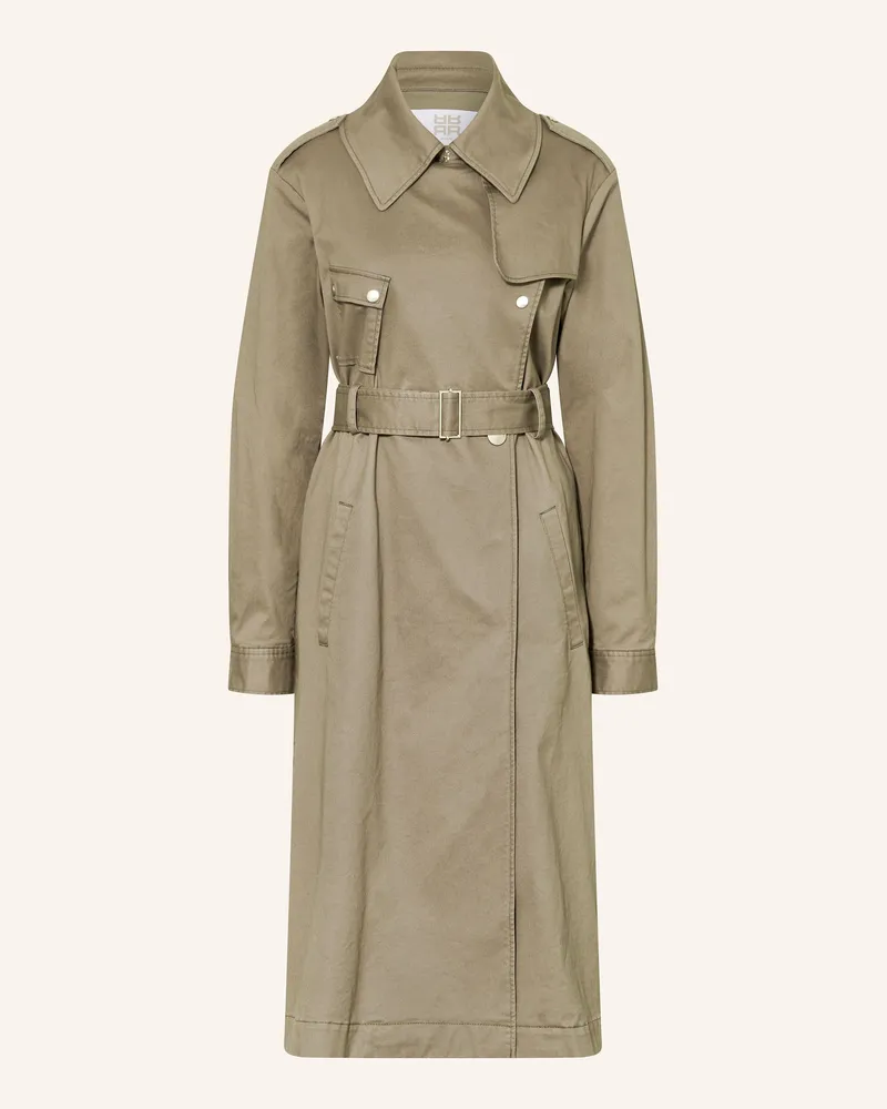 Riani Jeans-Trenchcoat gruen Taupe