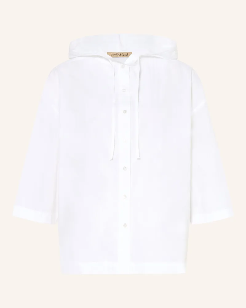 Smith & Soul Bluse Mit 3/4-Arm weiss Weiss
