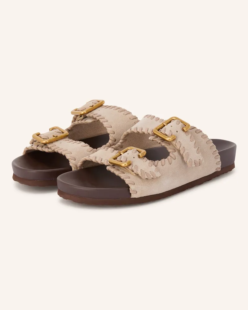 Marc O'Polo Pantoletten Floria 3b beige Beige